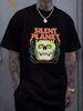 Silent Planet Everthing Was Metal Flaming Skull Black T-Shirt Mens L Fashion Versatile Streetwear Unisex Breathable Homme Casual Soft_viptrois.com