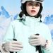 T-BAGWELL Winter Thermal Waterproof Ski Gloves For Women - Windproof Fleece-Lined Touchscreen Gloves For Snowboarding, Cycling & Outdoor Activities_viptrois.com
