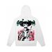Brand Skull Print Heavy Cotton Unisex High Street Hooded Sweatshirt Long Sleeve Fashion_viptrois.com