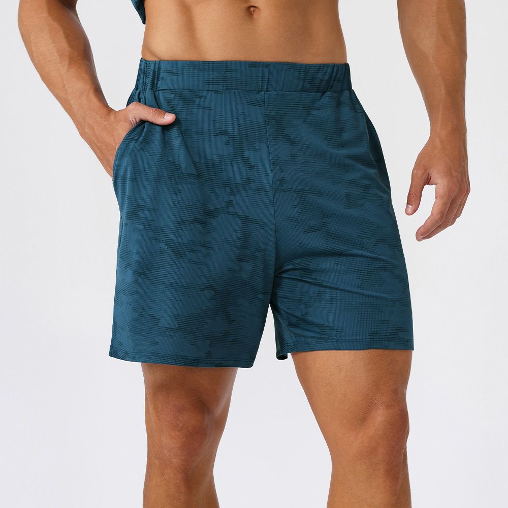 Men's Clothing Men's Summer Cool Sports Shorts Quick Drying Breathable Running Fitness Pants Printed Stretch Training Shorts_viptrois.com