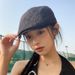 American Style Forward Cap Large Head Circumference Face Slimming French Beret Women's 2025 New Spring Artist Hat_viptrois.com