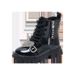 Kids Shoes Girls Boots 2025 New Autumn Women's Mid Calf Boots Children's Leather Boots Martin Boots Spring And Autumn Single Boots Trend_viptrois.com
