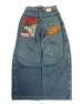 Y2K Haruku Hip Hop Bet Embroidered Vintage Bagged Jeans Denim Pants Mens Gothic High Waist Wide Trousers 240819_viptrois.com