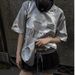 America Style Letter Prit T-Shirt Desig Sese Loose Casual Sports Jersey Top_viptrois.com