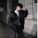 American Heavy-duty Thickened Cotton-padded Jacket Men's Short Winter Warm Bread Clothes High-end Stand-up Collar Down Cotton Clothes_viptrois.com