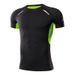 Men's Clothing Quick Drying Sports Tights Sweat Absorbing Stretch Fitness Clothes Short Sleeved Basketball Training Tights_viptrois.com
