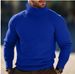 Loom 2025 Autumn Winter European And American Vertical Striped High Neck Sweater Knitted Pullover Trendy Men's Base Shirt_viptrois.com