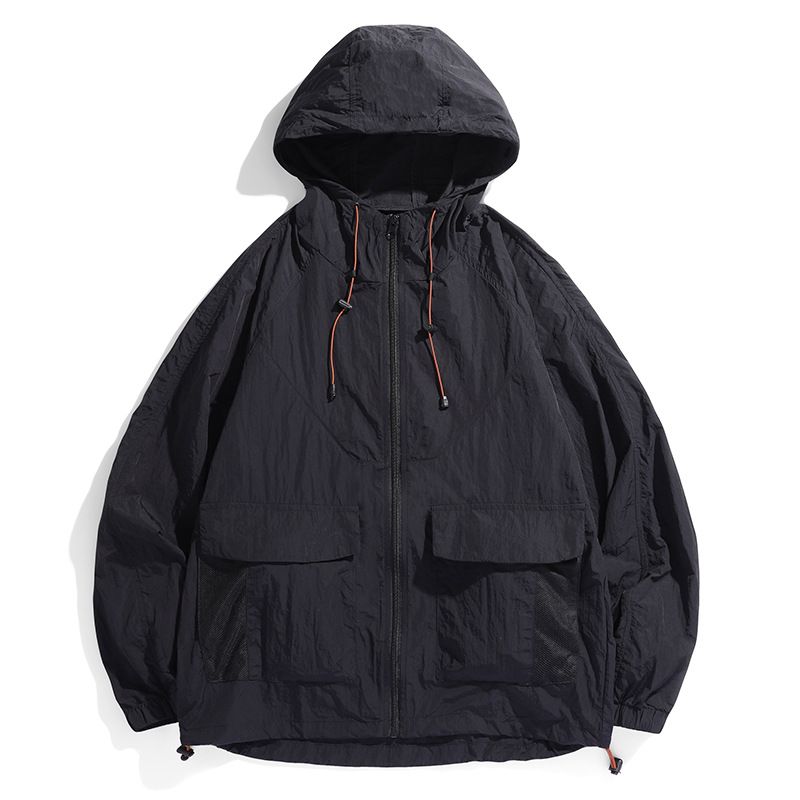 Hooded sun protection suit, skin jacket for men and couples, summer ultra-thin breathable outdoor fishing skin windbreaker_viptrois.com