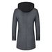 Men's Clothing new autumn and winter men's woolen coats wool fashion casual business men's jacket mid length tops for men_viptrois.com