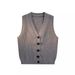 Men's Knitted Cardigan, Autumn And Winter Thick Needle Camisole Sweater, Middle-Aged Business Casual Thread Jacket,_viptrois.com