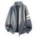 Pure Cross-Border Foreign Trade Wholesale One-Piece Dropshipping Men's Knitted 2025 Autumn Fashion Stand Collar Sweater_viptrois.com