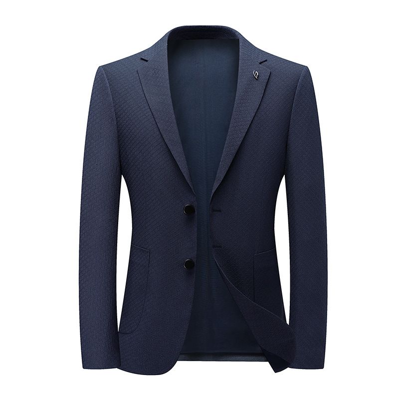 Casual Men, High-End With Patterns, Fashionable Versatile, Convenient, Xidan Jacket, No Ironing And Wrinkle Resistant_viptrois.com