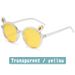 Kids'sunglasses New fashion trend kids sunglasses cute transparent cartoon kids_viptrois.com
