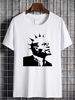 BANKSY PUNK LENIN MEN'S T-SHIRT - Mohican Urban - Choice Of Colours - Size S-3XL Streetwear Unisex Summer Slightly Designer Clothes Comfortable_viptrois.com