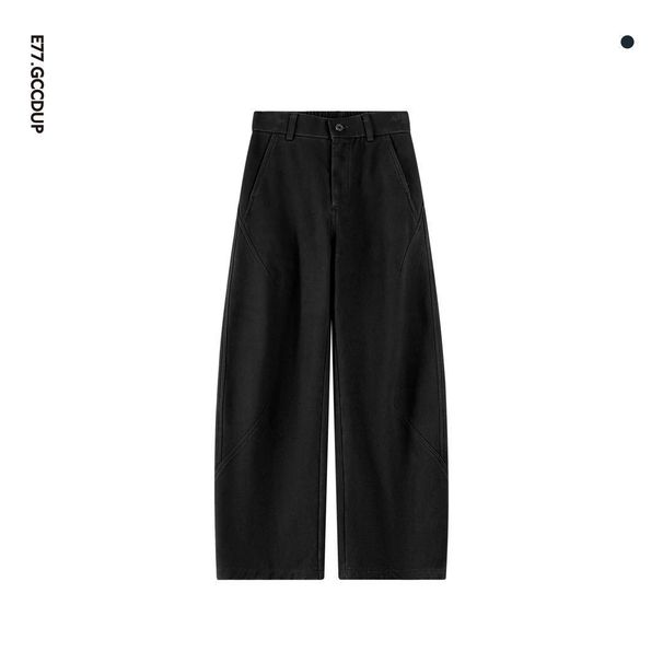 Autumn Winter Men's Non-Iron Warm Carbon Brushed Fit Comfortable Fashionable Loose Straight Casual Pants_viptrois.com