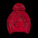 Men's Clothing Men's Printed Hot Diamond Hooded Cardigan With Full Zipper, Loose Fitting Men's And Women's Fashion Label Hoodie Jacket_viptrois.com