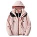 Men's Clothing Autumn And Winter Jacket Piece Set Three In One Detachable Men's And Women's Same Style Sports Warm Trend Hooded Jacket Cross Border_viptrois.com