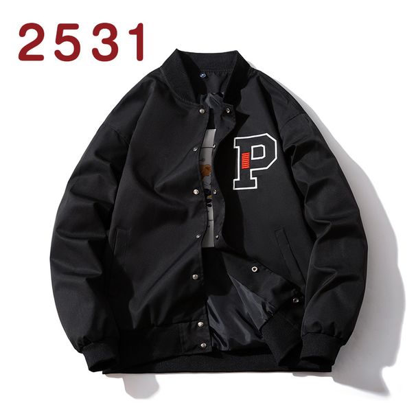 Men's Clothing National Trend Embroidery Quilted Baseball Jacket Men's Loose Trendy Couple Design Cross Border Spring And Autumn Style Student Jacket_viptrois.com