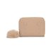 Women's New Short Compact Wallet Simple Fashion Handbag Fur Ball Decoration Casual Card Holder_viptrois.com