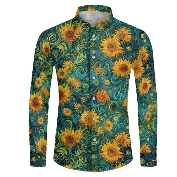 Camisa De Manga Larga Para Hombre, Top Con Estampado 3D De Patrón Artístico Divertido, Ropa Informal Unisex, Nueva Moda, Primavera Y Otoño_viptrois.com