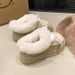 SHLIANG Winter New Fashionable Bow Warm Home Boots For Women's Indoor Soft Bottom Slippers Comfortable Boots X0060_viptrois.com