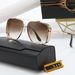 Men's Sunglasses New Fashion Retro Metal Double Beam Polygon Sunglasses Trendy Gradient Mesh Side Visor Sunglasses_viptrois.com