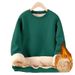 Autumn And Winter New Men's Solid Color Round Neck Lamb Wool Thermal Casual Sweater Men's Jacket_viptrois.com