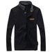 Men's Clothing high quality leather label sweatshirt, versatile cardigan, men's simple jacket, autumn clothing hot sale 9955_viptrois.com