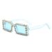 diamond studded fashionable and versatile trendy hip hop sunglasses for stage catwalk performances for men and women_viptrois.com