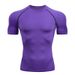 Men's Clothing T Shirts Thin High Elastic Breathable Quick Drying Clothes Basketball Bottoming Clothes Track And Field Training Fitness Tops_viptrois.com