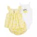 Baby Short Sleeved One Piece Clothes For Girls With Slings And Printed Short Sleeved Newborn Summer Thin Cute And Handsome Suit 3 Pieces_viptrois.com
