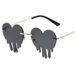 Love Tears Sunglasses - Trendy Frameless Metal Sunglasses For Women (Party & Fashion Style Fashion Trends Hot-selling)_viptrois.com