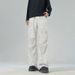 American Men's High-end And Handsome Four Season Tie Dye Casual Pants Straight Leg Wide Leg Workwear Fashionable Pants_viptrois.com