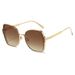 Men's Sunglasses Metal Sunglasses Fashion Gradient Anti Ultraviolet Personality Carved Legs Ladies_viptrois.com