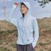 Sun protection clothing men and women ice silk summer outdoor fishing ultra-thin breathable jacket anti-ultraviolet professional quick-drying clothing_viptrois.com