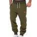 Men’s Loose-Fit Casual Pants – Trendy Solid Colors, Comfortable & Stylish (S-XXXL, Black/Navy/Light Gray/Army Green)_viptrois.com