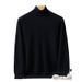 Nordmann 100% Pure Cashmere Men's Turtleneck Solid Color Loose Knitted Base Shirt Business Casual Airy High Turn Collar Sweater_viptrois.com