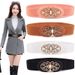 Yingfena Classic Flower Fashionable Elastic Casual Women's Waistband Decorative Belt_viptrois.com