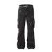 Men's Clothing overalls heavyweight multi pocket tie dye design jeans spring and autumn men and women straight pants_viptrois.com