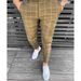 Man's clothing Small plaid multi-striped business casual pants_viptrois.com