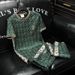 Trendy Printed Short Sleeved Sports Summer, A Complete Set Of High-end Handsome Casual Sets For Men's Clothing_viptrois.com