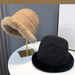 New Hairy Fisherman with Velvet Warm Cotton Women's Winter Lei Feng Ear Protection Plush Pot Hat_viptrois.com