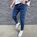 Men's Clothing Retro New High Street Casual Jeans Design American Trend Slim Fit Trousers_viptrois.com