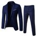 Cross Border Foreign Trade Men's Suits European And American Casual Suits And Trousers Two Piece Wedding Dinner Suit Jacket Men_viptrois.com