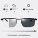 Unisex Half Frame Anti-blue Photochromic Reading Glasses Men's Autozoom Progressive Multi-focus Bifocal Reading Glasses_viptrois.com