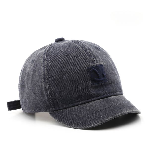 Hat Female Spring And Autumn Personality Washing Old Alphabet Short Brim Baseball Cap Outdoor Sports Men's Sunscreen Shade Cap_viptrois.com