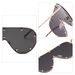 One Piece Anime Sunglasses For Women - Large Metal Frame With Gradient Lenses (UV400 Protection, High-End Fashion)_viptrois.com