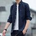 Men's Clothing Short Sleeved Shirt Men's Summer New Casual Tops Men's Solid Color Short Sleeved Shirt_viptrois.com