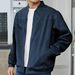 Men's Suede Jacket Spring And Autumn Fashion Casual Zipper Long Sleeved Cardigan Coat_viptrois.com