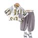 Children's Short Sleeved Set, New Style, Men's And Women's Summer Fashion, Trendy Letter Shirt, Children's Clothing_viptrois.com